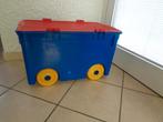 Coffre De Rangement sur roulettes /bleu/rouge/jaune, Maison & Meubles, Enlèvement, Utilisé, Autres matériaux