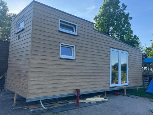 Tiny house op detachable trailer NIEUW duurzaam gebouwd, Caravans en Kamperen, Mobilhomes, Particulier, tot en met 2, Ophalen