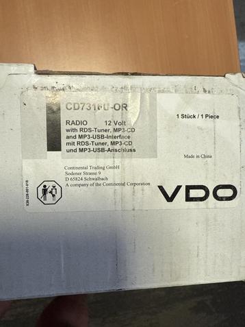 VDO Radio 12V CD7316U-OR beschikbaar voor biedingen