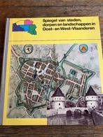 spiegel van steden dorpen in oost en west Vlaanderen, Ophalen of Verzenden