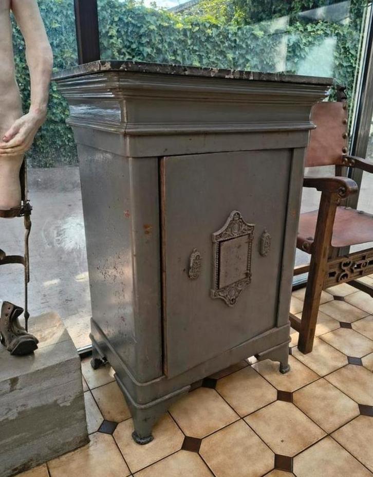 ANTIEKE ZWARE BRANDKAST KLUIS 1801-1900 19DE EEUW 300 KG, Antiek en Kunst, Antiek | Kantoor en Zakelijk, Ophalen