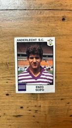 Enzo Scifo 8 Anderlecht 85 - Rookie panini, Ophalen of Verzenden, Zo goed als nieuw, Poster, Plaatje of Sticker