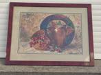 aquarelle nature morte signe marthe mootz, Enlèvement ou Envoi