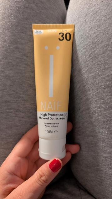 Naïf zonnecrème 30 factor 100ml beschikbaar voor biedingen