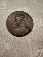 Koning Albert I tafelplaquette, Verzamelen, Militaria | Algemeen, Ophalen of Verzenden