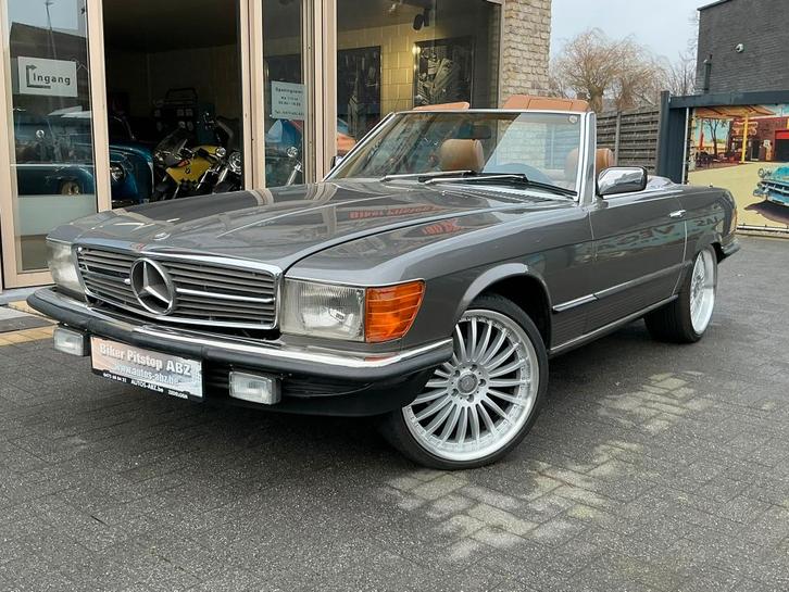 Mercedes SL 380 *Cabriolet*107*V8, Auto's, Oldtimers, Bedrijf, Te koop, Elektrische ramen, Lichtmetalen velgen, Metaalkleur, Mistlampen
