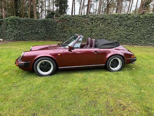 Porsche 911 3.2 cabrio 1984 volledig gereviseerd te koop, Auto's, Oldtimers, Particulier, Bluetooth, Elektrische buitenspiegels