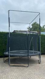 Trampoline + extra frame met springelastiek, Ophalen, Gebruikt