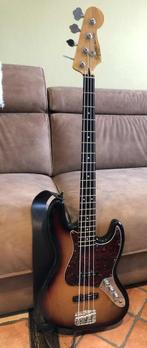 Squier Jazz Bass - Ampeg BA-108 Amp - Flight case, Muziek en Instrumenten, Snaarinstrumenten | Gitaren | Bas, Ophalen, Gebruikt