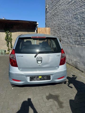Hyundai i10, Auto's, Euro 5, Zwart, Overige kleuren, Leder en Stof