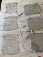 Set van 4 displaykits, posterhouder, plexiglas, frames, Ophalen, Gebruikt