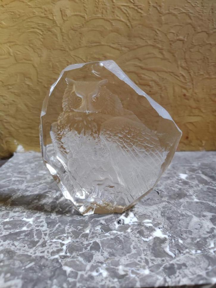 kristallen sculptuur Mats Jonasson, Antiek en Kunst, Antiek | Glaswerk en Kristal, Ophalen of Verzenden