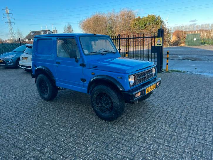 Suzuki Samurai 1.3 Benzine 1991 4WD, Auto's, Suzuki, Bedrijf, Samurai, Trekhaak, Benzine, Ophalen