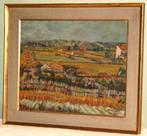 Schilderij na Vincent van Gogh - Oogst in La Crau, Antiek en Kunst, Ophalen of Verzenden