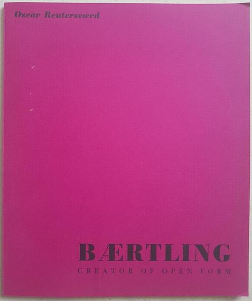 Baertling - Creator of Open Form - Oscar Reutersvärd - 1966, Livres, Art & Culture | Arts plastiques, Comme neuf, Autres sujets/thèmes