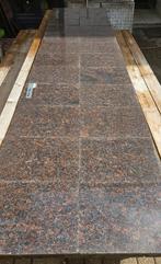 2 m2  graniet tegels circa 15mm dik, Doe-het-zelf en Bouw, Nieuw, Ophalen of Verzenden, Graniet