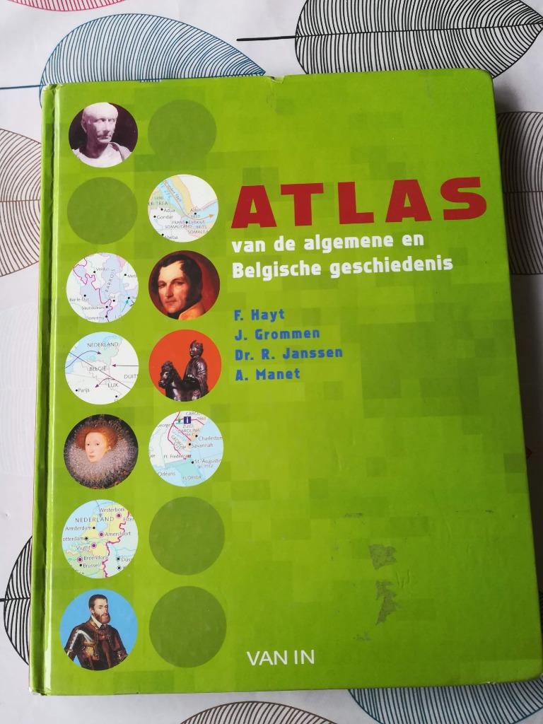 atlas van de algemene en Belgische geschiedenis, Gelezen, ASO, Geschiedenis, Ophalen of Verzenden