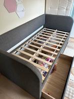 Te koop bed, Huis en Inrichting, Slaapkamer | Bedden, Ophalen, Eenpersoons, Hout, 220 cm