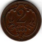 Autriche : 2 Heller 1908 KM#2801 Ref 14732, Autriche, Enlèvement ou Envoi, Monnaie en vrac