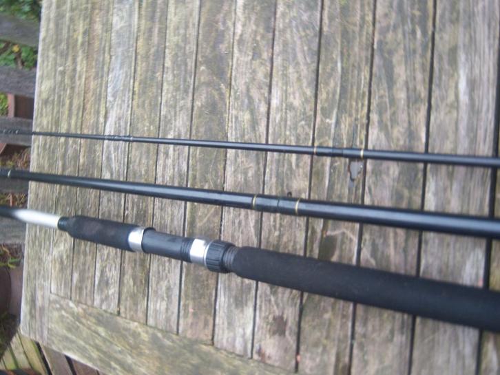 match en feeder hengels, Sports nautiques & Bateaux, Pêche à la ligne | Poissons blancs, Comme neuf, Canne à lancer, Enlèvement ou Envoi