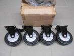 Set kogel-gelagerde wieltjes van 125mm., Ophalen, Zo goed als nieuw