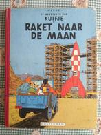 Kuifje Raket naar de maan 1953 - eerste druk, Boeken, Prentenboeken en Plaatjesalbums, Ophalen of Verzenden, Gelezen