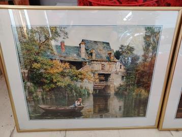 Portret Watermolen, Antiek en Kunst, Kunst | Tekeningen en Fotografie, Ophalen of Verzenden