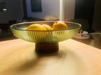 Mooie glazen fruitschaal, Huis en Inrichting, Woonaccessoires | Schalen en Manden, Ophalen, Schaal, Rond, Glas