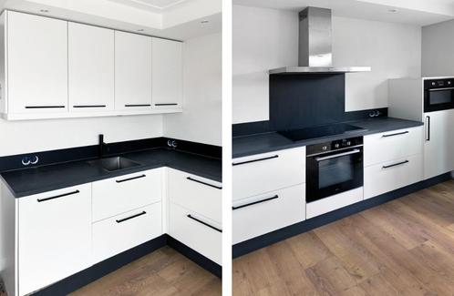 Blum Interior L keuken 207 x 347 cm of 267 x 287 cm, Huis en Inrichting, Keuken | Complete keukens, Gebruikt, Hoekkeuken, Wit