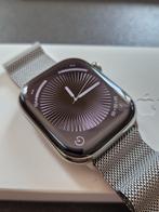 Apple Watch 10 Titane 46mm + bracelet Apple Milanese, Handtassen en Accessoires, Horloges | Heren, Polshorloge, Zo goed als nieuw