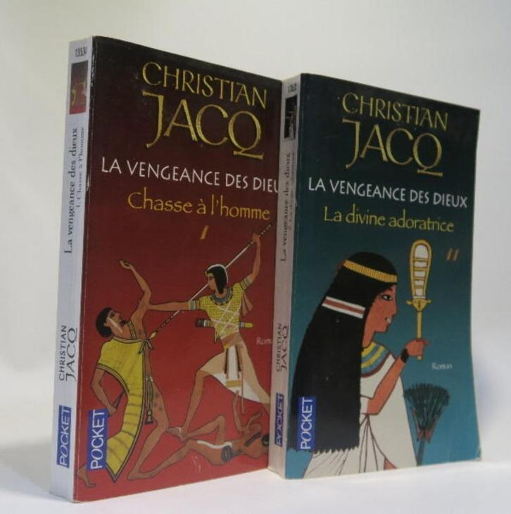 De wraak van de goden - Christian Jacq (2 delen), Boeken, Historische romans, Zo goed als nieuw, Ophalen of Verzenden