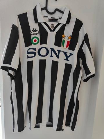 Maillot domicile Juventus L 1995 Kappa Authentic Vintage !