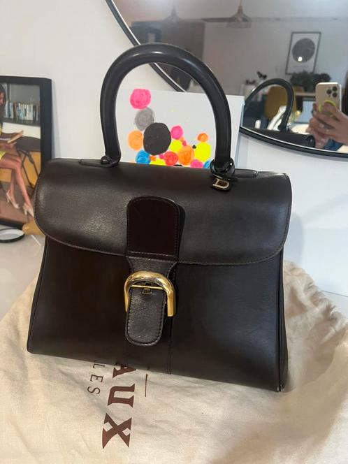 Delvaux brilliant '70 (1976) kalverbox, Handtassen en Accessoires, Tassen | Damestassen, Gebruikt, Ophalen