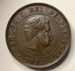 20 Reis 1892 Portugal . Carlos I, Postzegels en Munten, Losse munt, Overige landen, Verzenden