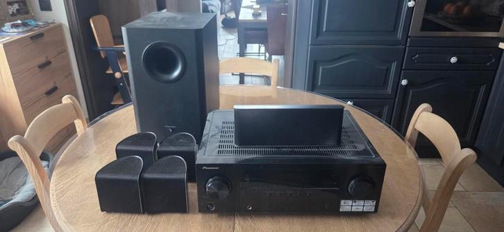 Home cinéma pioneer vsx422, subwoofer + 5 HP., Audio, Tv en Foto, Home Cinema-sets, Gebruikt, Pioneer, Ophalen