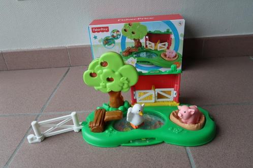 Fisher-Price Little People Vijver & Varkensstal, Enfants & Bébés, Jouets | Fisher-Price, Comme neuf, Set de jeu, Enlèvement