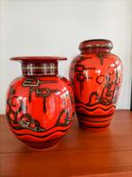 Vases Flora Gouda 'Tokyo', Antiquités & Art, Antiquités | Vases, Enlèvement ou Envoi