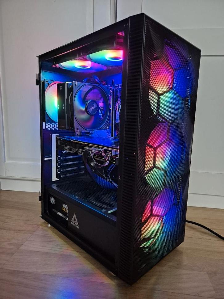 PC Gaming Ryzen 5 5600x - RTX 2080!, Computers en Software, Desktop Pc's, Refurbished, 3 tot 4 Ghz, SSD, 32 GB, Met videokaart