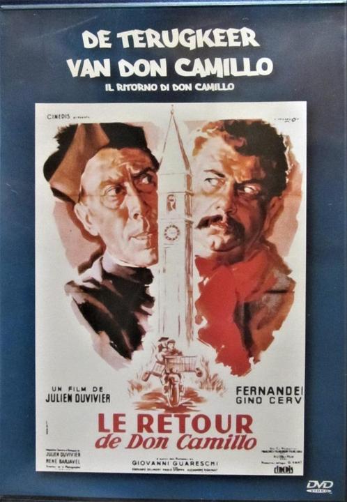 DVD KOMEDIE- LE RETOUR DE DON CAMILLO (FERNANDEL), Cd's en Dvd's, Dvd's | Komedie, Zo goed als nieuw, Actiekomedie, Alle leeftijden