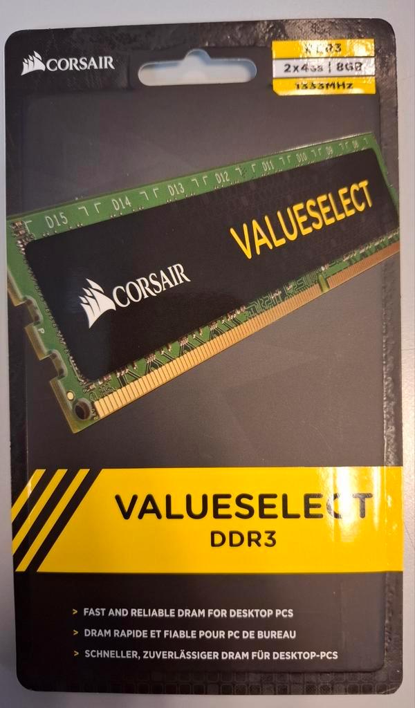 100 stucken Corsair 8 Go de mémoire DDR3 à 1333 MHz, Informatique & Logiciels, Mémoire RAM, Neuf, Desktop, 8 GB, DDR3, Enlèvement