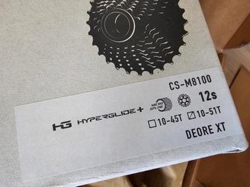 Shimano XT cassette 12 speed 10-51T nieuw beschikbaar voor biedingen