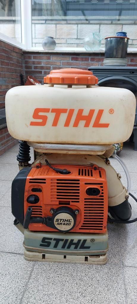 STIHL atomiseur sr 420, Tuin en Terras, Bladblazers, Gebruikt, Ophalen