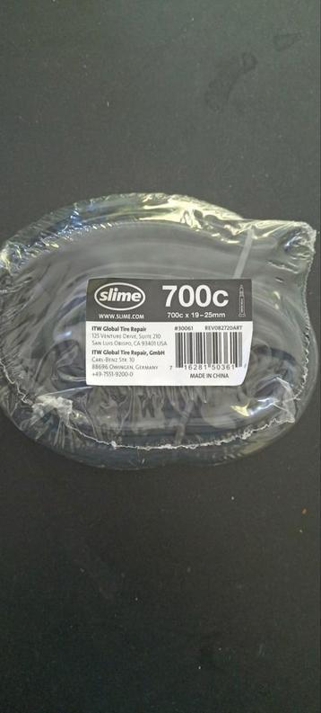 Chambre à air avec liquide préventif vélo route 700x19-25mm beschikbaar voor biedingen
