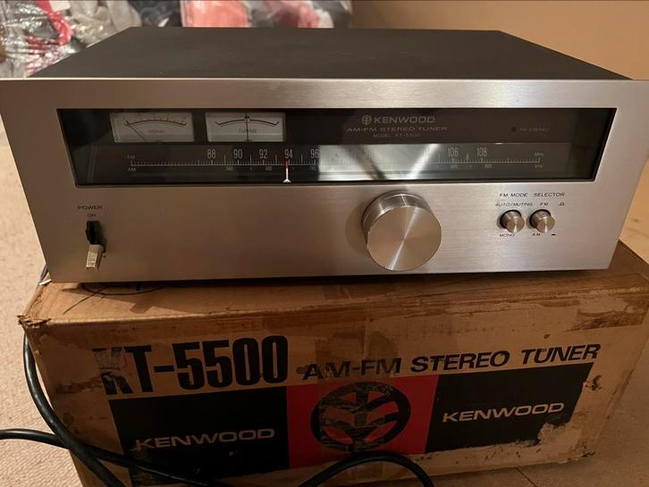 Tuner kenwood KT 5500 receiver radio vintage, Audio, Tv en Foto, Tuners, Gebruikt, Ophalen of Verzenden