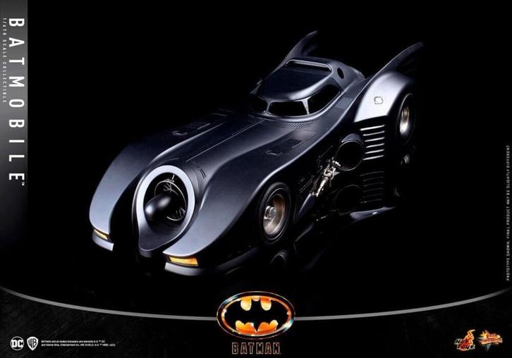 HOT TOYS BATMOBILE~BATMAN 1989 MMS170 HOTDEAL NU 550€, Verzamelen, Film en Tv, Zo goed als nieuw, Film, Beeldje, Replica of Model