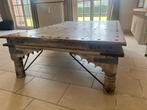 Tuintafel, Tuin en Terras, Tuintafels, Ophalen, Gebruikt, Vierkant, Hout