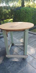 Table d'appoint ronde en bois, 45 à 60 cm, Rond, Bois, Enlèvement