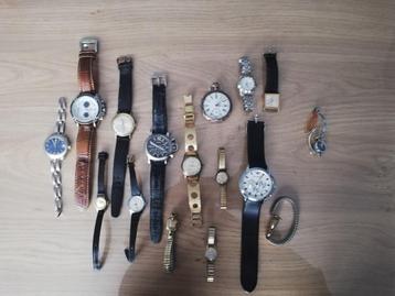 Mooi groot partij antique polsuurwerken verschillende merken beschikbaar voor biedingen