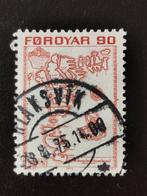 Îles Féroé/Foroyar 1975 - carte, Timbres & Monnaies, Timbres | Europe | Scandinavie, Danemark, Affranchi, Enlèvement ou Envoi