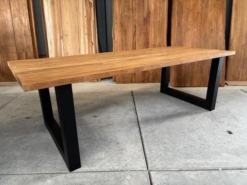 Oud teak tuintafel matrix of U - poot 260cm B keus, Tuin en Terras, Tuintafels, Nieuw, Rechthoekig, Hout, Ophalen
